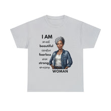 Load image into Gallery viewer, I am Woman Affirmations Tshirt GH