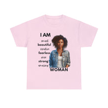 Load image into Gallery viewer, I am Women Affirmations Tshirt 01