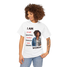 Load image into Gallery viewer, I am Women Affirmations T-shirt2