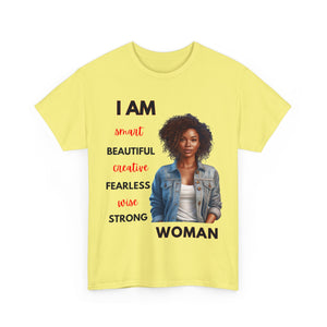 I am Women Affirmations T-shirt2