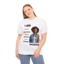 Load image into Gallery viewer, I am Women Affirmations T-shirt2