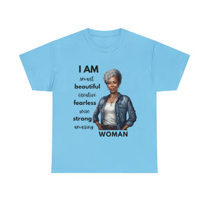 I am Woman Affirmations Tshirt GH