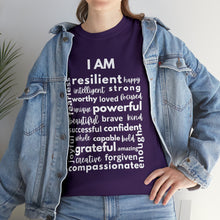 Load image into Gallery viewer, I Am Affirmations Tshirt