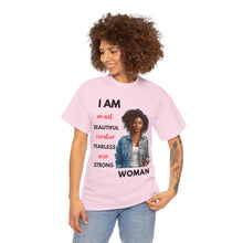 Load image into Gallery viewer, I am Women Affirmations T-shirt2