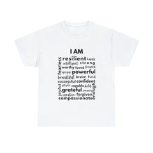 Load image into Gallery viewer, I Am Affirmations Tshirt