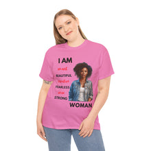 Load image into Gallery viewer, I am Women Affirmations T-shirt2