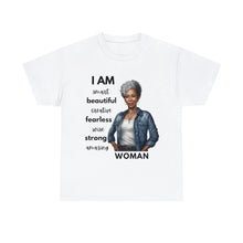 Load image into Gallery viewer, I am Woman Affirmations Tshirt GH