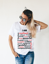 Load image into Gallery viewer, I Am Affirmations Tshirt 2