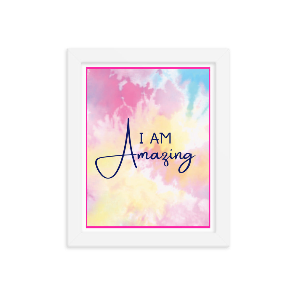 I am Amazing Framed Print