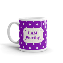 Load image into Gallery viewer, I am Worthy Mug (Purple)