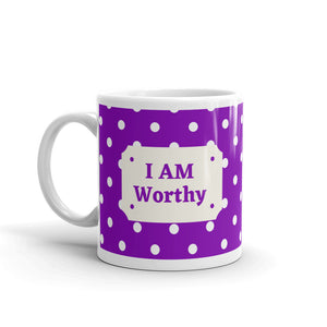 I am Worthy Mug (Purple)