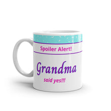 Load image into Gallery viewer, Grandma Spoiler Alert Coffee Mug