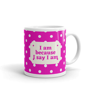 I am Worthy Mug (Fuchsia)