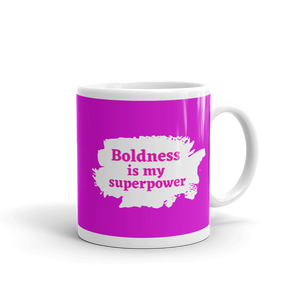 Boldness is my Superpower Mug Pink