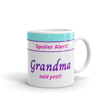 Load image into Gallery viewer, Grandma Spoiler Alert Coffee Mug