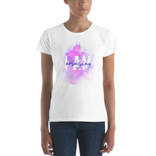 Load image into Gallery viewer, I am Amazing Women&#39;s short sleeve t-shirt